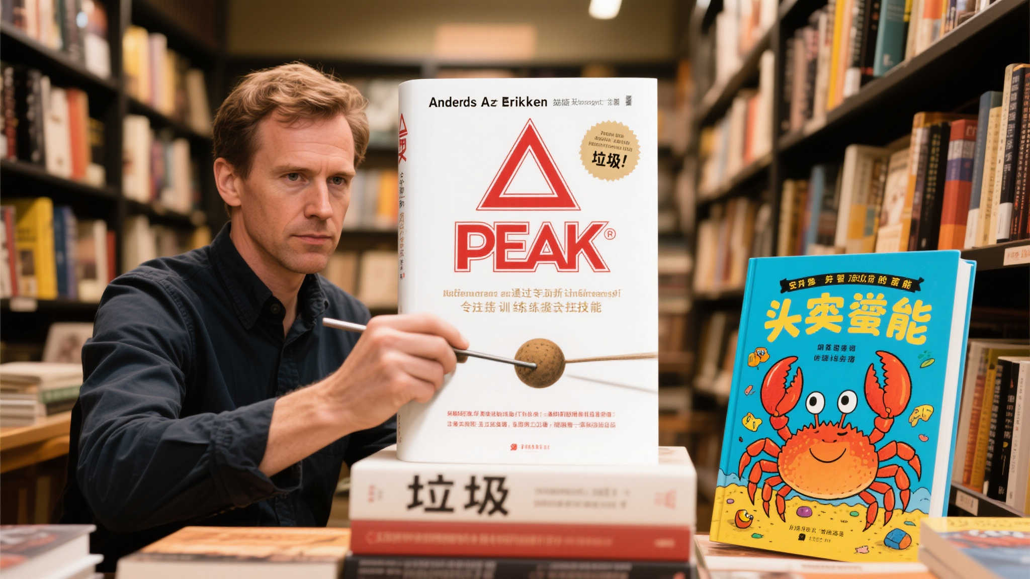 《PEAK》作者:这本书居然比《蟹蟹寻宝奇遇》更畅销? 《PEAK》作者:这本书居然比《蟹蟹寻宝奇遇》更畅销?